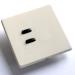 Rako Lighting 2 Button Keypad - Hidden Fixing White Plastic
