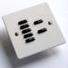 Rako Lighting 7 Button Keypad - Flat White Plastic