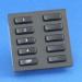 Rako Wireless Lighting RCM 10 Button Keypad - Euromod fixing black