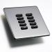 Rako Lighting 10 Button Keypad - Hidden Fixing Black Nickel