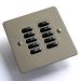 Rako Lighting 10 Button Keypad - Flat Polished Stainless Steel