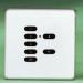 Rako Wireless Lighting RCS07-MSS - 7 Button Keypad Polished Stainless Steel - Hidden Screw Fixing