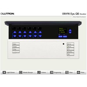 Pulsar la imagen para abrir Lutron GRAFIK Eye QS Visuliser