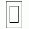Lutron seeTouch 1 Gang Wallstation Replacement Frame