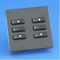 Rako Wireless Blinds RCM-060 - 6 Button Keypad - Euromod fixing black