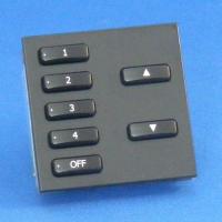 Rako Wireless Lighting RCM 7 Button Keypad - Euromod fixing black
