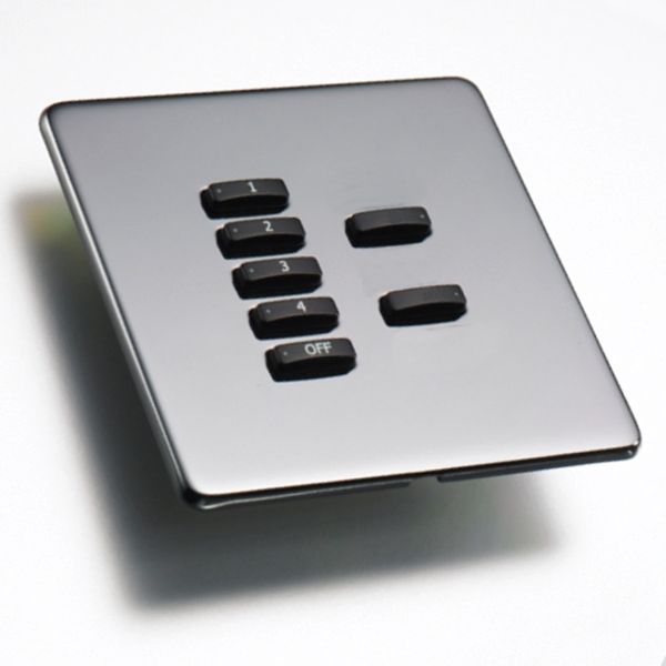 Rako Lighting Keypads - Black Nickel Hidden Fixing