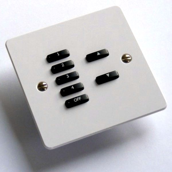 Rako Lighting Keypads - White Flat Plate